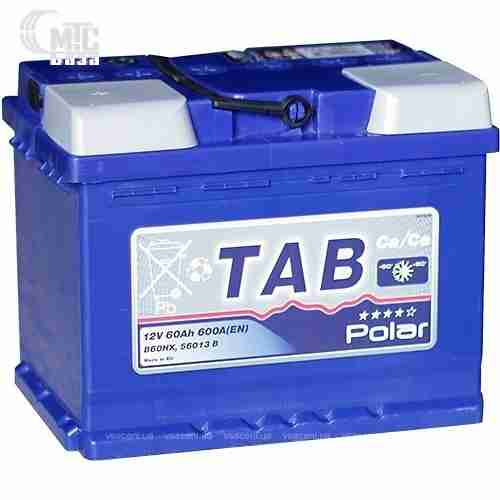 Аккумулятор TAB Polar Blue [121160] 6СТ-60 Ач L EN600 А 242x175x190мм